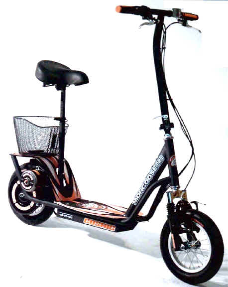 Mongoose Pro Electric Scooter-w/Seat Kit& Front Suspension-Outstanding Value